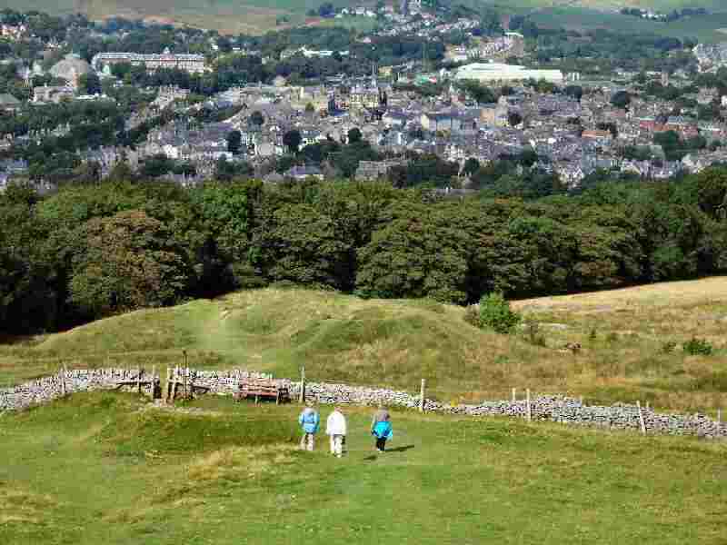 Looking over Buxton from Grin Low