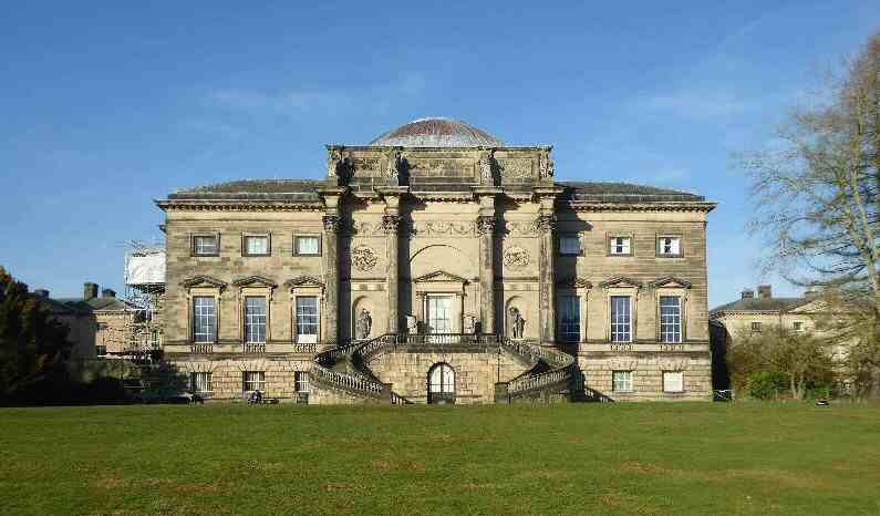 Kedleston Hall, Southern Front