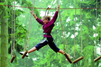 High Wire, Go Ape (Courtesy Poole's Cavern)
