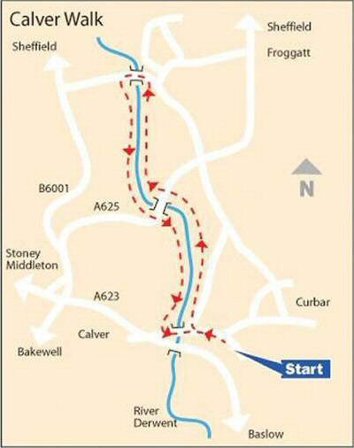 Calver Walk Map