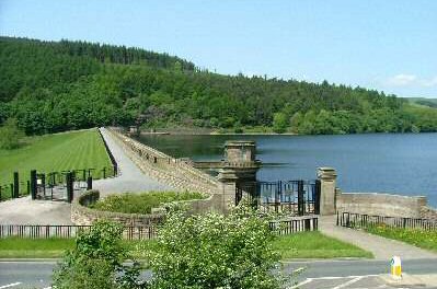 Ladybower Dam Wall