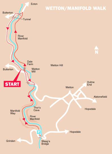 Manifold Valley Walk Map