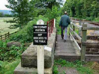 Peak Rail Concessionary Path