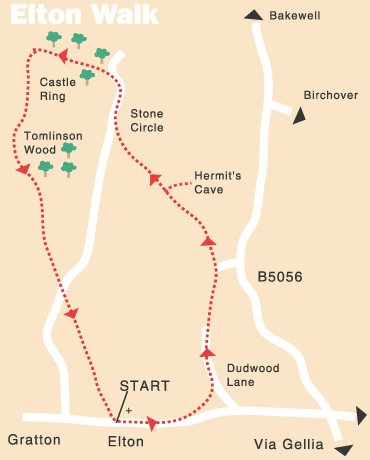 Elton Walk Map