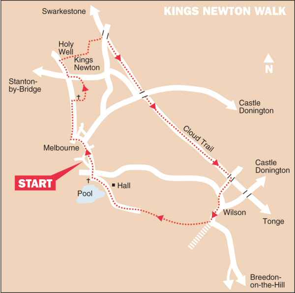 Kings Newton Walk Map