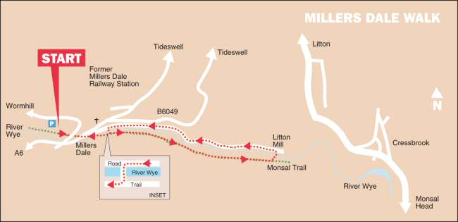 Millers Dale Walk (Short)