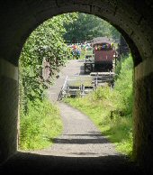 Looking back down HPT