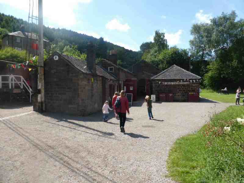 Visitors arriving at High Peak Junction