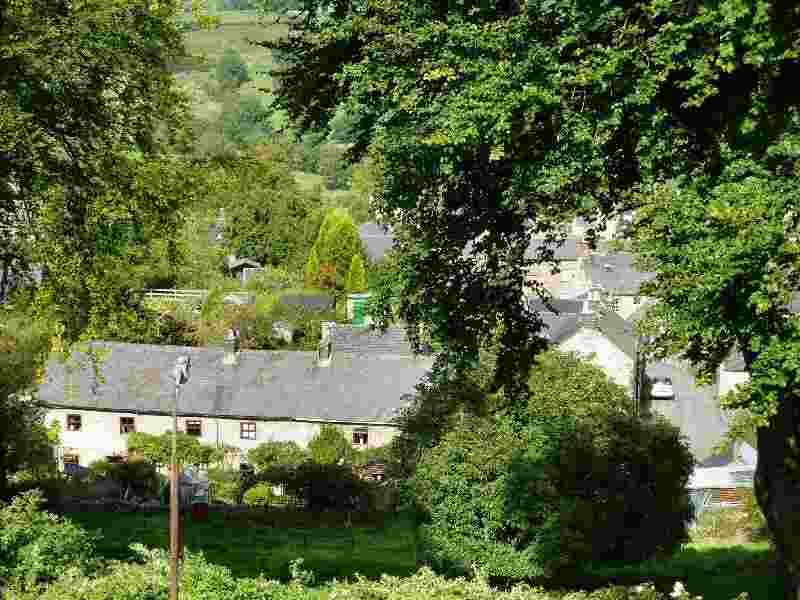 Looking down on Winster