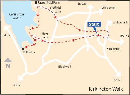 Kirk Ireton Walk Map