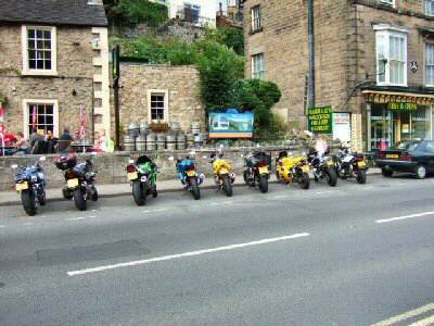 Matlock Bath is a mecca for motor cyclists