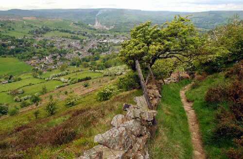 Bradwell Edge descent