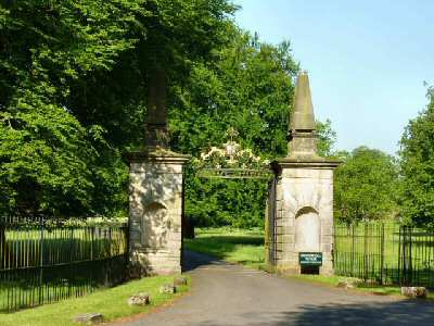 Okeover Hall Gateposts