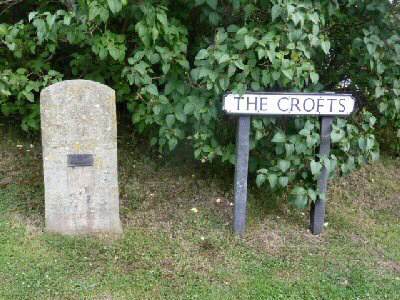 Ancient Milestone, The Crofts, Hathersage