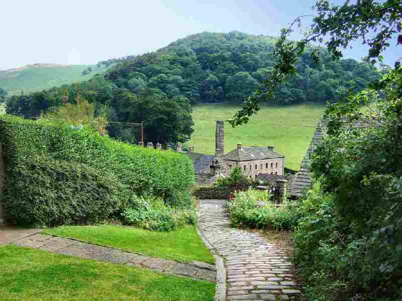 View from path to Hathersage Church