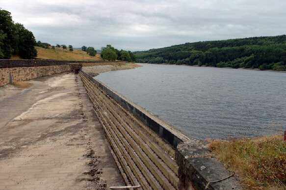 Fernilee Reservoir Dam Wall