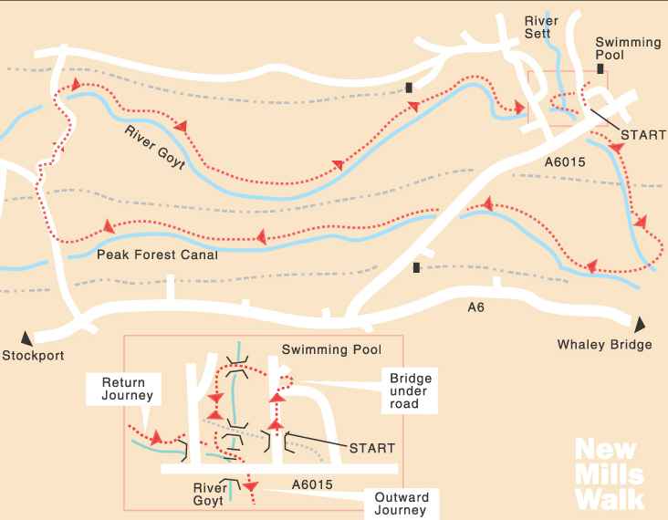 New Mills Millennium Way Walk