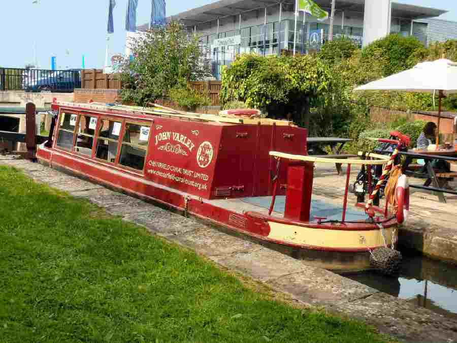 John Varley Leisure Boat at Tapton Lock