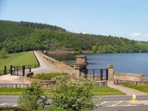 Ladybower Dam Wall
