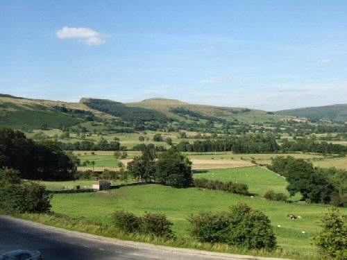 The Great Ridge divides the Hope Valley and Vale of Edale