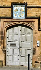 Staveley Hall Door