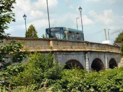 Bridge that divides Hatton and Tubury
