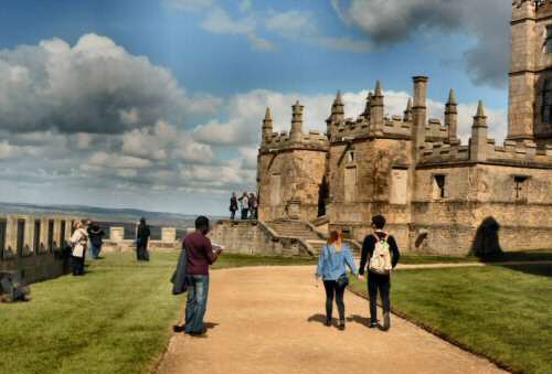 Wall walk, Bolsover Castle